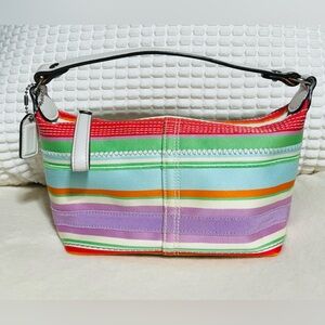COACH Hampton Multicolor Mini Baguette